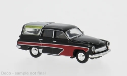 Brekina 27122 - H0 - Wartburg Camping - schwarz/rot